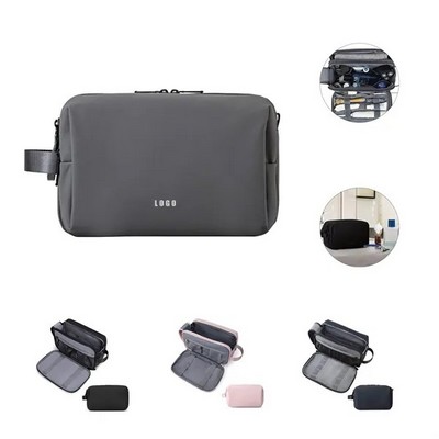 Compact Toiletry Bag with Water Resistance