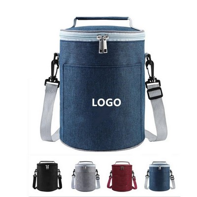Round Insulated Lunch Bag
