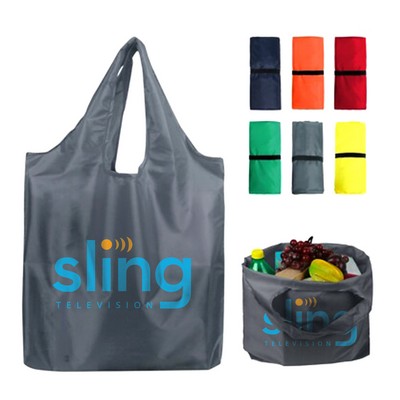 Extra Wide Polyester Tote Bag (19" x 24" with 8" Handle)