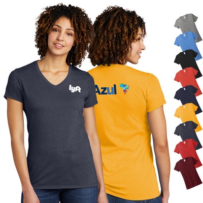 Allmade® Women's Tri-Blend V-Neck Tee