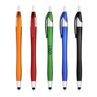 Metallic Ballpoint Stylus Pen