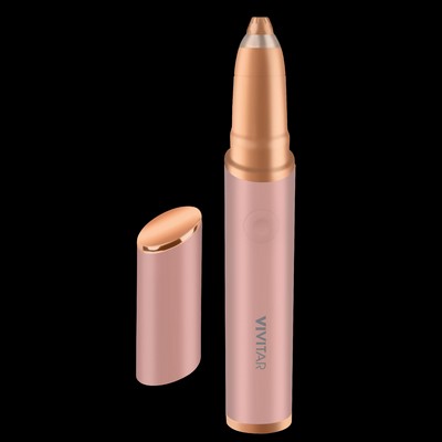 Health, Beauty & Fitness Vivitar Led Light Painless Eyebrow Hair Remover - Pink