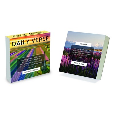 2026 Daily Verse Daily Desktop Calendar