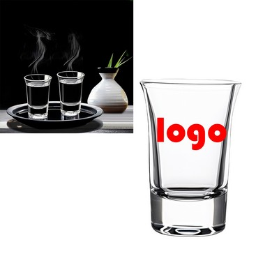 Thick-bottomed Glass Shooter Glass - 2 oz