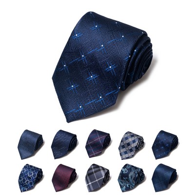 Stripe Ties Classic Check Business Necktie