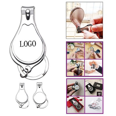 Multifunctional Nail Clipper Keychain Set