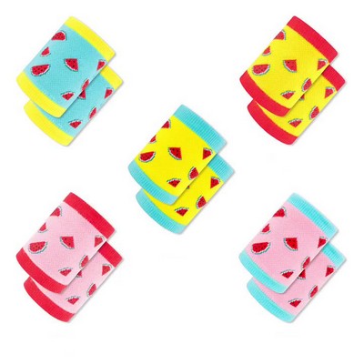 Watermelon Cotton Terry Cloth Wrist Band