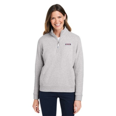 Vineyard Vines® Womens Collegiate Shep Quarter-Zip Sweatshirt