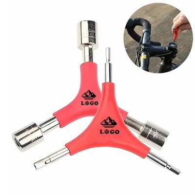 Bicycle Y-Shaped Multi-Function Hex Key Wrench