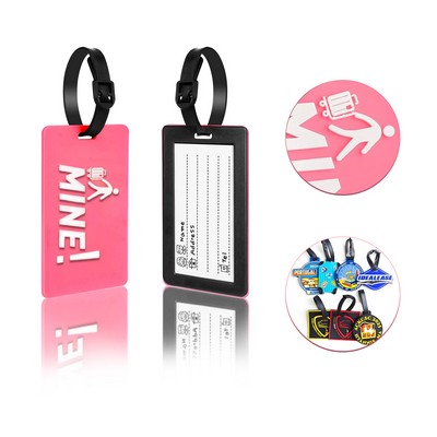 Custom PVC Shaped Baggage Tag