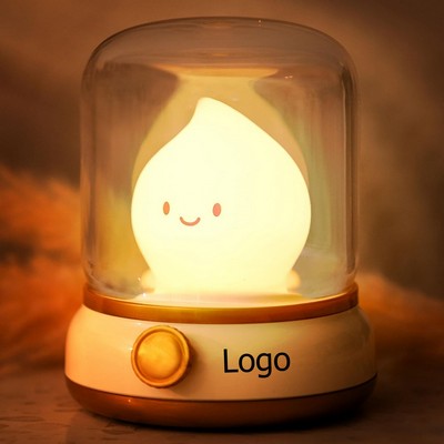 Rechargeable Night Light Flameless Candles Lamp