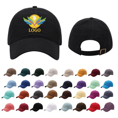 6 Panel Garment Washed Superior Cotton Twill Baseball Cap