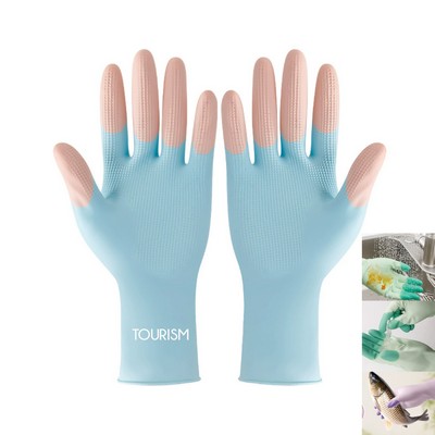 Household Rubber Latex Cleaning Gloves