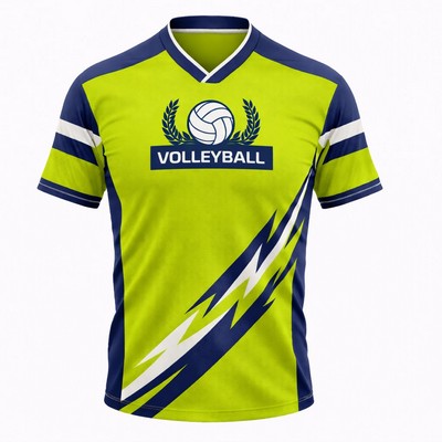 Men's Sublimated Short Sleeve Volleyball Jersey 160GSM