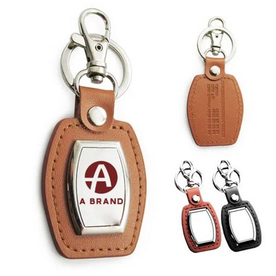 PU Leather Car Key Holder Keychain