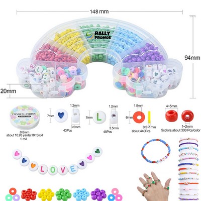 Clay Beads for Friendship Bracelet Kit DIY Art Craft Set