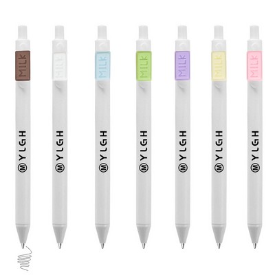 Click Activated Pen With Milk Chocolate Piece