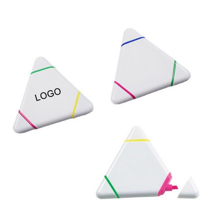 Triple Triangle Multi Colour Highlighter Pens