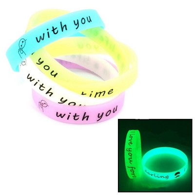 Glow In The Dark Silicone Bracelets