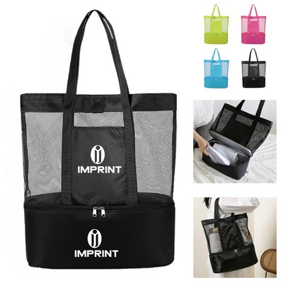 Large Capacity Mesh 2 Picnic Bag