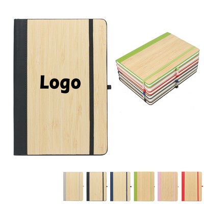 80 Sheets Bamboo Cover Journal Notebook