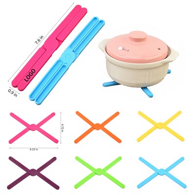 Foldable Silicone Trivets