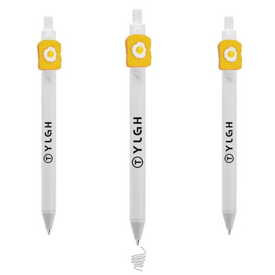 Click Activated Pen With Toast Fried Egg