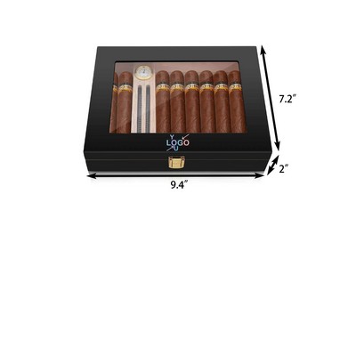 Sleek Finish Cigar Storage Box