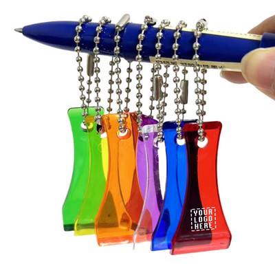 Clear Plastic Lottery Ticket Scratcher