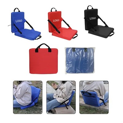 Foldable Cushion Seat With Back Support ( Ocean )