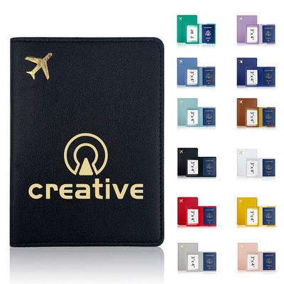Premium Leather Passport Holder Covers Case