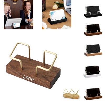 Wood Business Card Holder