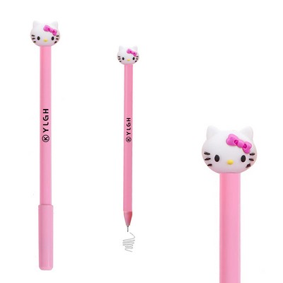 Bow Cat Head Pen