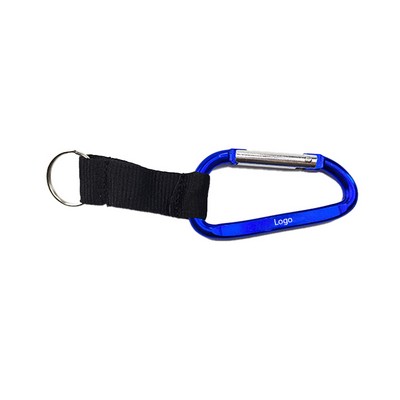 Carabiner with Strap