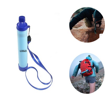 Personal Water Filter for Hiking, Camping, Travel, and Emergency Preparedness