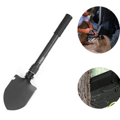 Military Folding Shovel Carbon Steel Survival Digging Tool