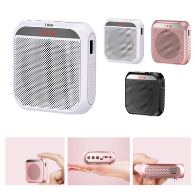 Portable ABS Mini Voice Amplifier w/ Headset Mic