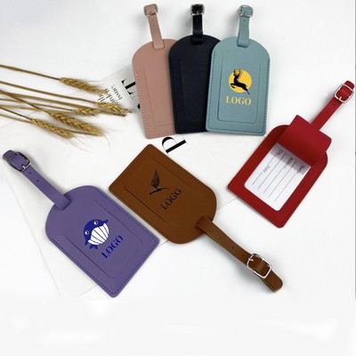 PU Artificial Leather Luggage Tag