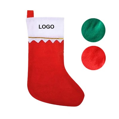 Red or Green Felt Christmas Stocking