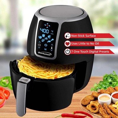 4-Quart Electric Digital Air Fryer, Timer And Temp Control
