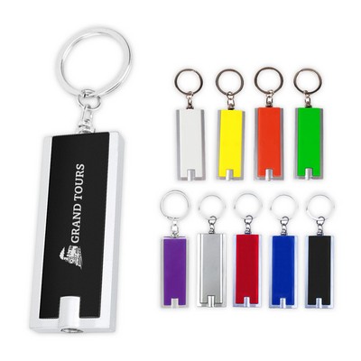 Compact Swivel LED Flashlight Keychain