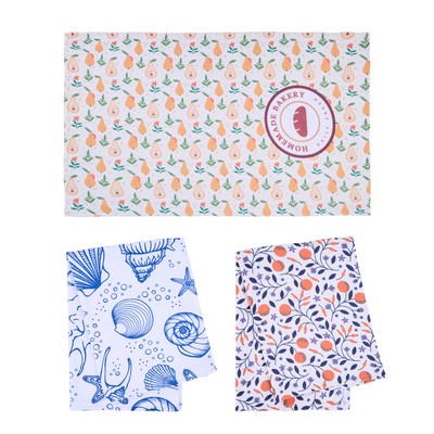 16" X 26" Full Color Cotton Kitchen Tea Towel