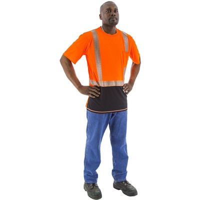 Majestic 75-5218 Hi-Viz snag resistant T-Shirt, ANSI 2