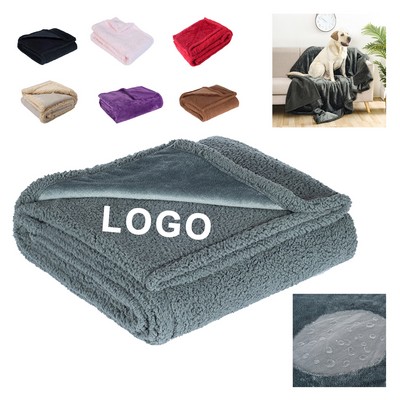 Waterproof Dog Fleece Blanket