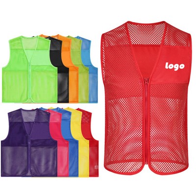 Unisex Volunteer Mesh Work Vest