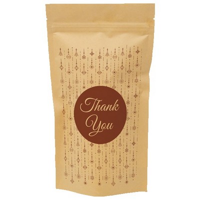 Holiday Red Predesigned Kraft Barrier Pouch (6"W x 11"H x 3"D)