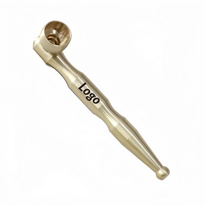 Solid Brass Four-in-One Pipe Filter Portable Straight Smoking Rod
