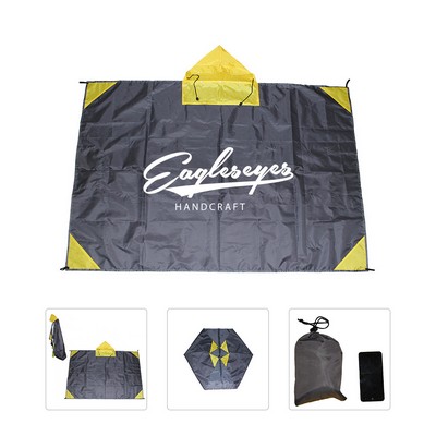 Outdoor Waterproof Rain Poncho Mat