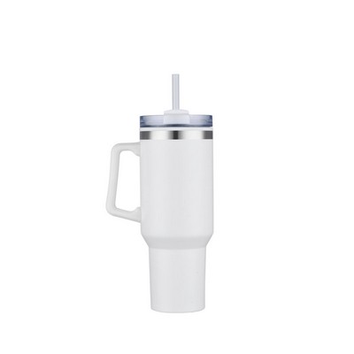 Endura 40 oz White Double Wall Travel Mug