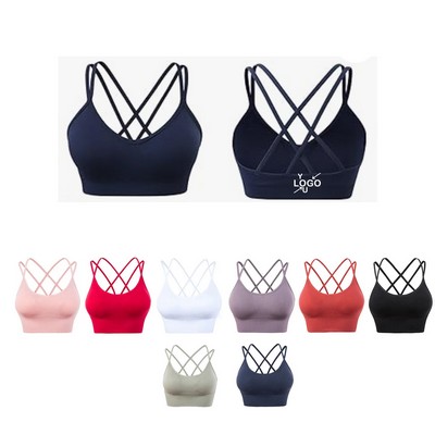 Cross Back Athletic Bras